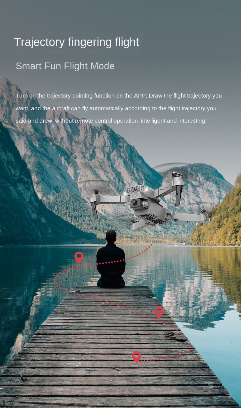 Factory Direct Sales E88 Pro E99 Foldable Long Endurance Fpv Drone With Camera Remote Control UAV Beginner Drone