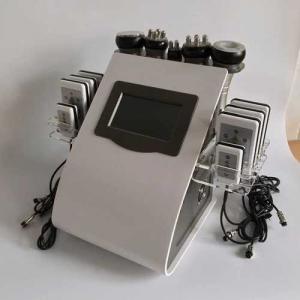Quality rf probe Touch Screen Laser Lipo Cavitation Machine Frequency 5MHz 100KPA Pressure wholesale