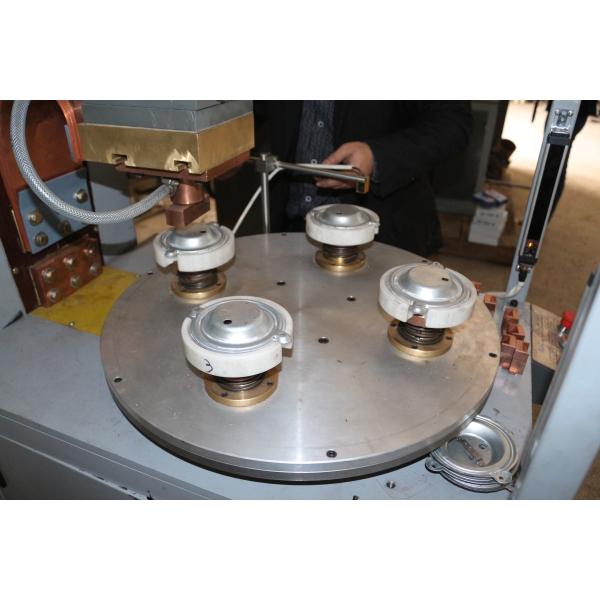 Aluminum Plate Automatic Welding Machine , Capacitor Spot Welder