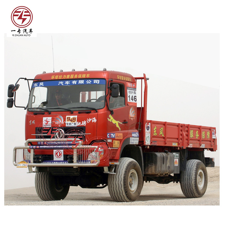 Left Steering Dongfeng 4x4 6x6 Mountain Off-Road Cargo Truck with Low Fuel Consumption
