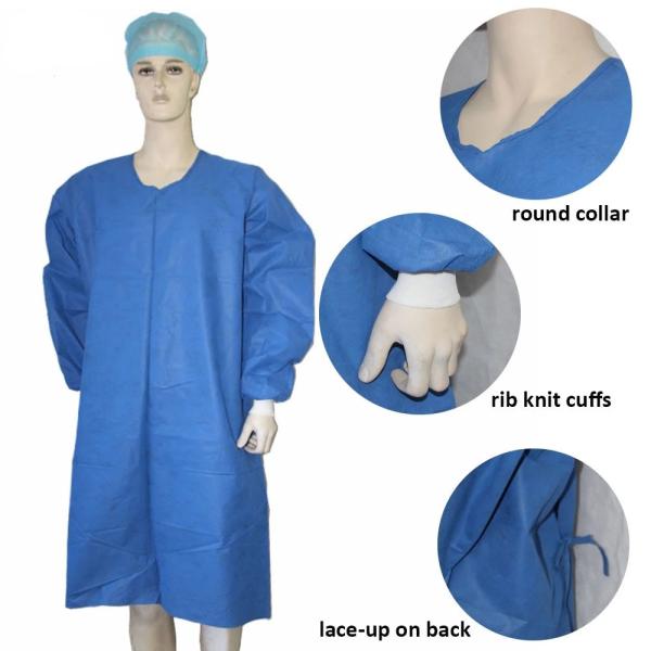 Medical Grade Safety Anti Bacteria FDA Disposable Surgical Gown