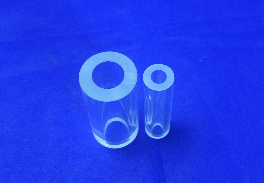High Temperature Clear Fused Quartz Glass Tube With All Dimension