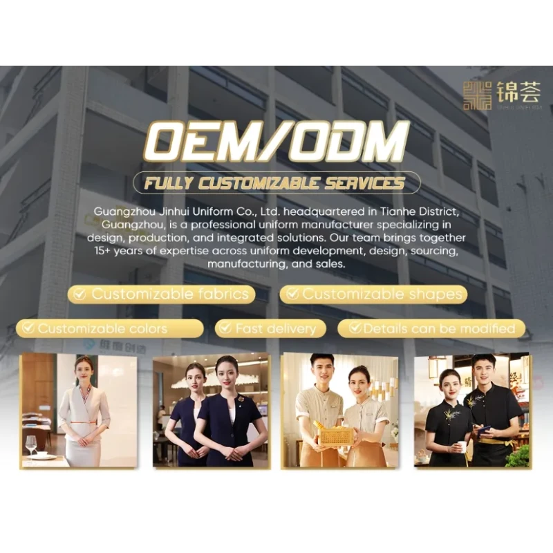 Custom Logo Short Long Sleeve Western Hotel Restaurant Cook Chef Uniform
