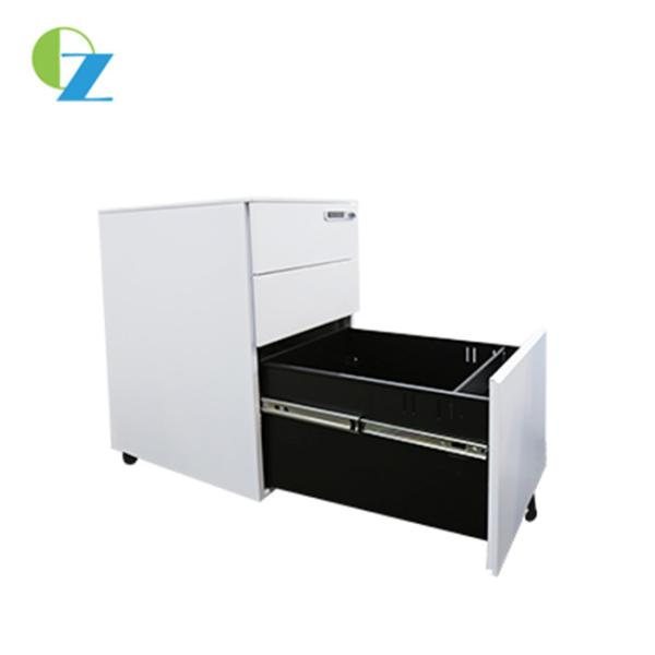 Office Mobile Pedestal Cabinet With Casters , 3 Drawer Mobile File Cabinet