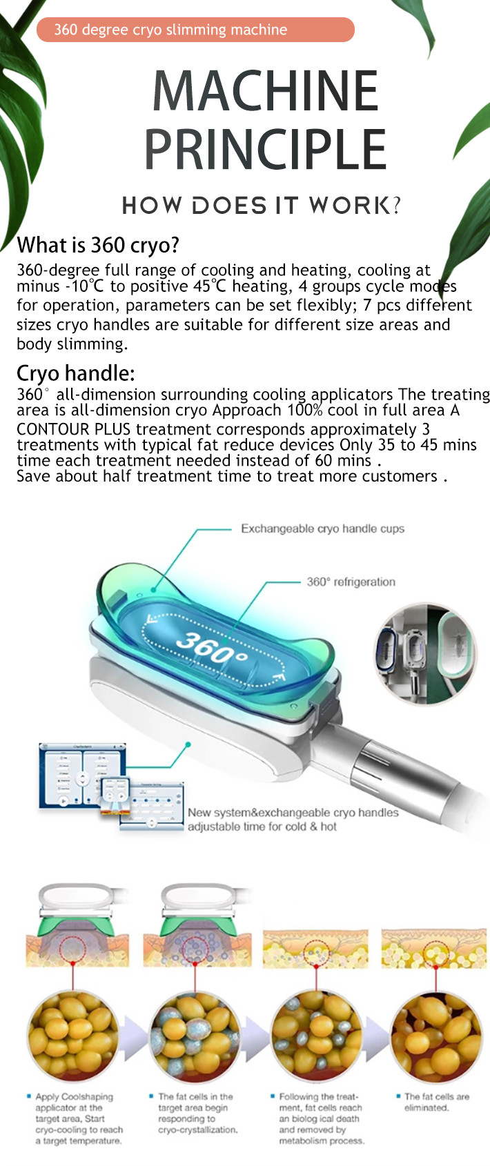 LAFO design Double Chin 360 cryo machine/cryolipolysis machine 360/fat slimming machine cryotherapy