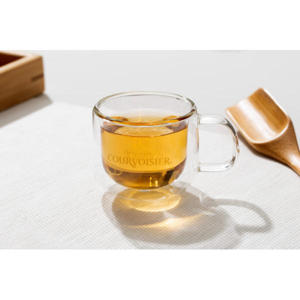 Clear Insulated Double Walled Glass Espresso Cups 75ml Mouth Blown 2.6 Ounce