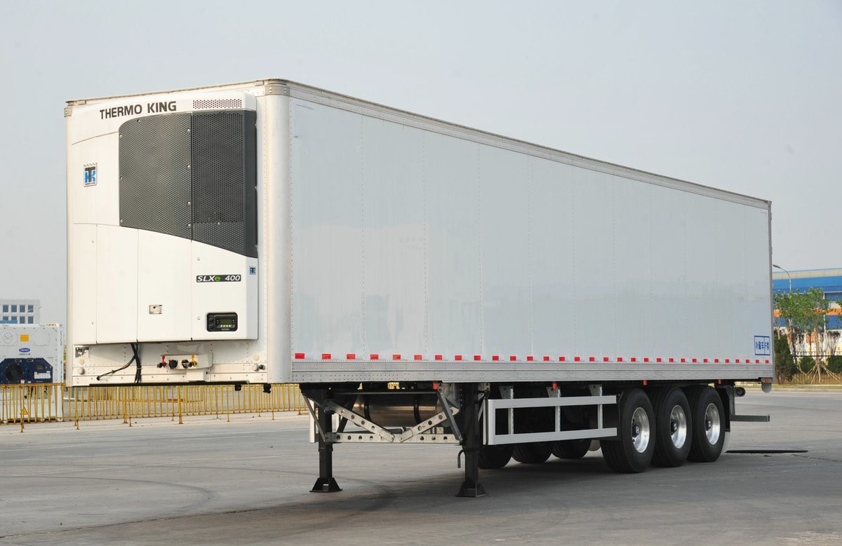 Fresh Produce Robust And Versatile Refrigerated Semi Trailer 40T For Diverse Cargo Types