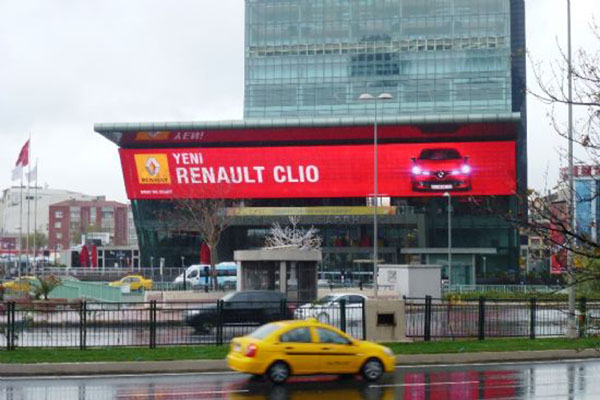 6000cd/sqm P6 Outdoor Advertising LED Display High Definition Video Wall SMD2727