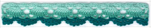elegant 4.8-5cm width 10 yard / lot DIY handmade craft crocheted lace trim for garments
