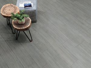 Quality ISO13006 200x1200mm White Wood Effect Floor Tiles Modern Rustic Hotel 1000SQM wholesale