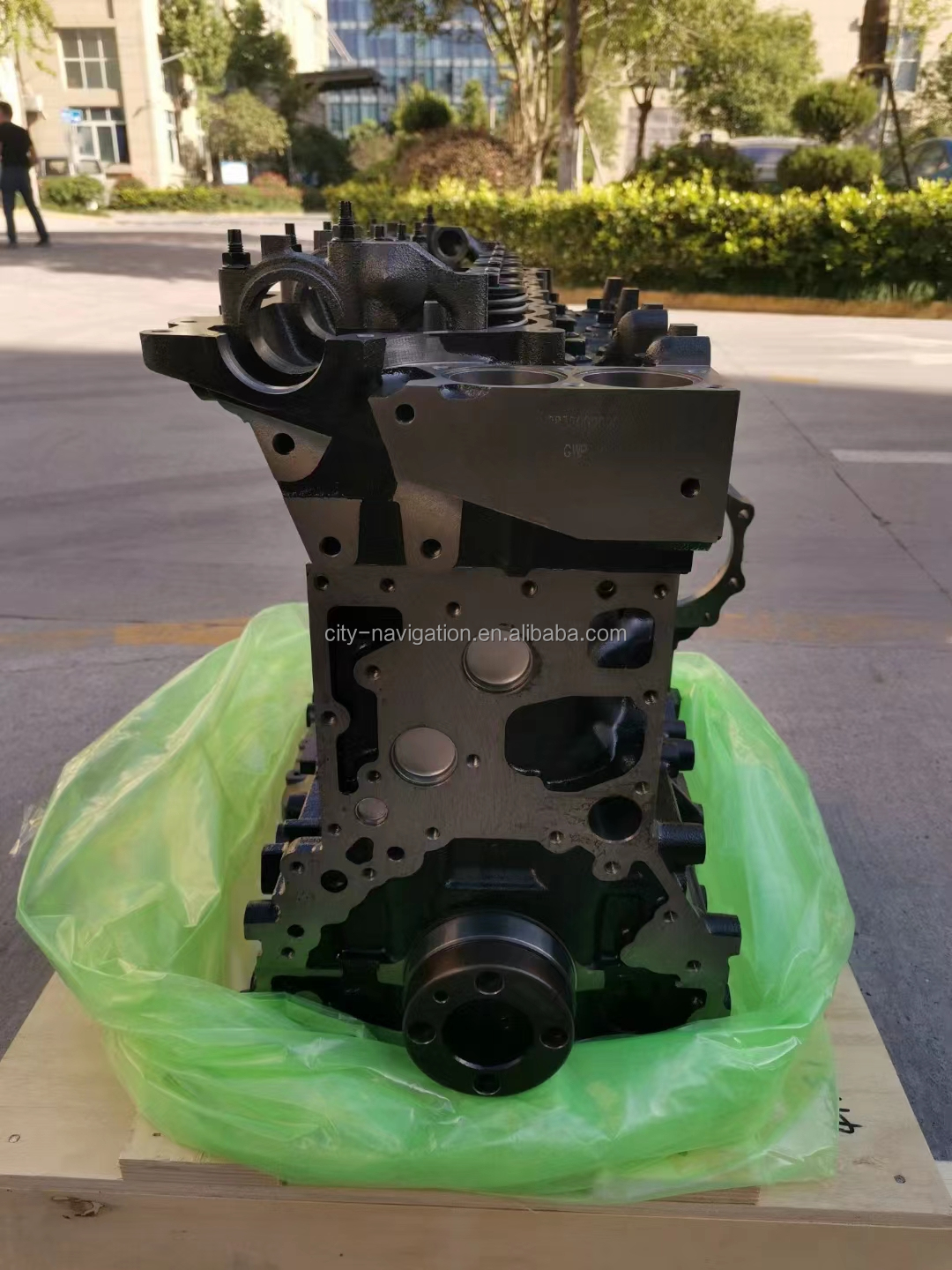 4.3L Displacement Auto Parts for Isuzu NPR NKR Truck 4HG1 Diesel Long-Block Engine Assy