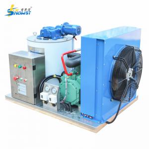 China 1000kg Saltwater Industrial Flake Ice Machine For Trawler Fishing on sale