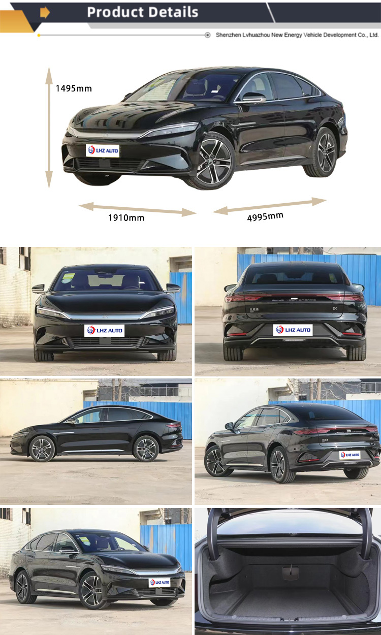 BYD Han Champion Edition 2024 Luxury Remote Energy Vehicle with 180kW Maximum Power