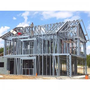 China Prefabricated Light Steel Frame House Villa Structure Home Demountable Buildings on sale