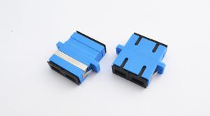 China Blue plastic SC/UPC duplex single mode ethernet to optical fiber adapter for FTTH on sale