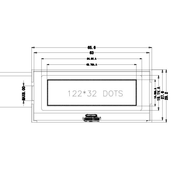 Customize LCD Display TN STN HTN FSTN Monochrome COG LCD Module