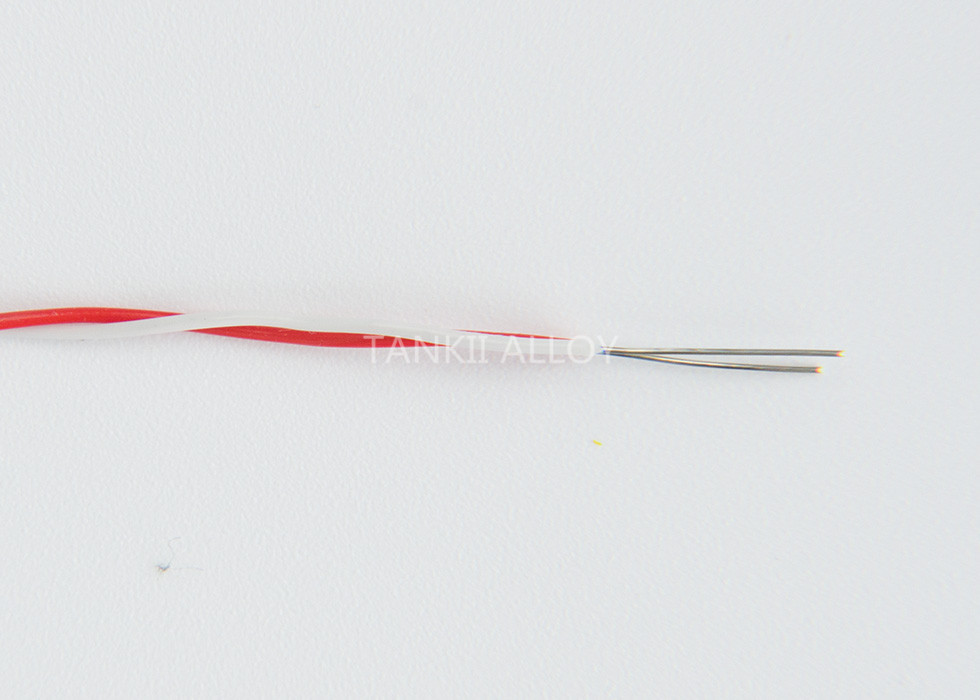 Pfa Insulated Thermocouple Cable Type K JX 2*0.5mm Customized Color ISO 9001