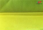 Bright Yellow 100% Polyester Fluorescent Material Fabric For Garment