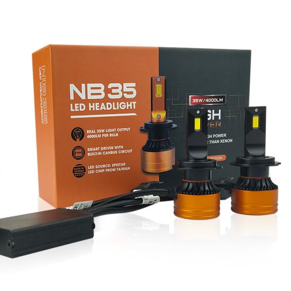 Cheap NB35 Led Headlight 80W 12000LM H4 H1 H3 H11 HB3 HB4 9005 9006 Car Led Headlight 6000K for sale