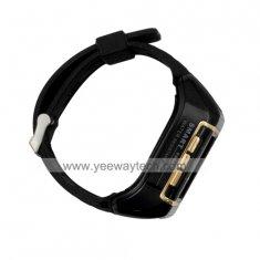 W08 Qua Band Waterproof Watch Style Cell Phone