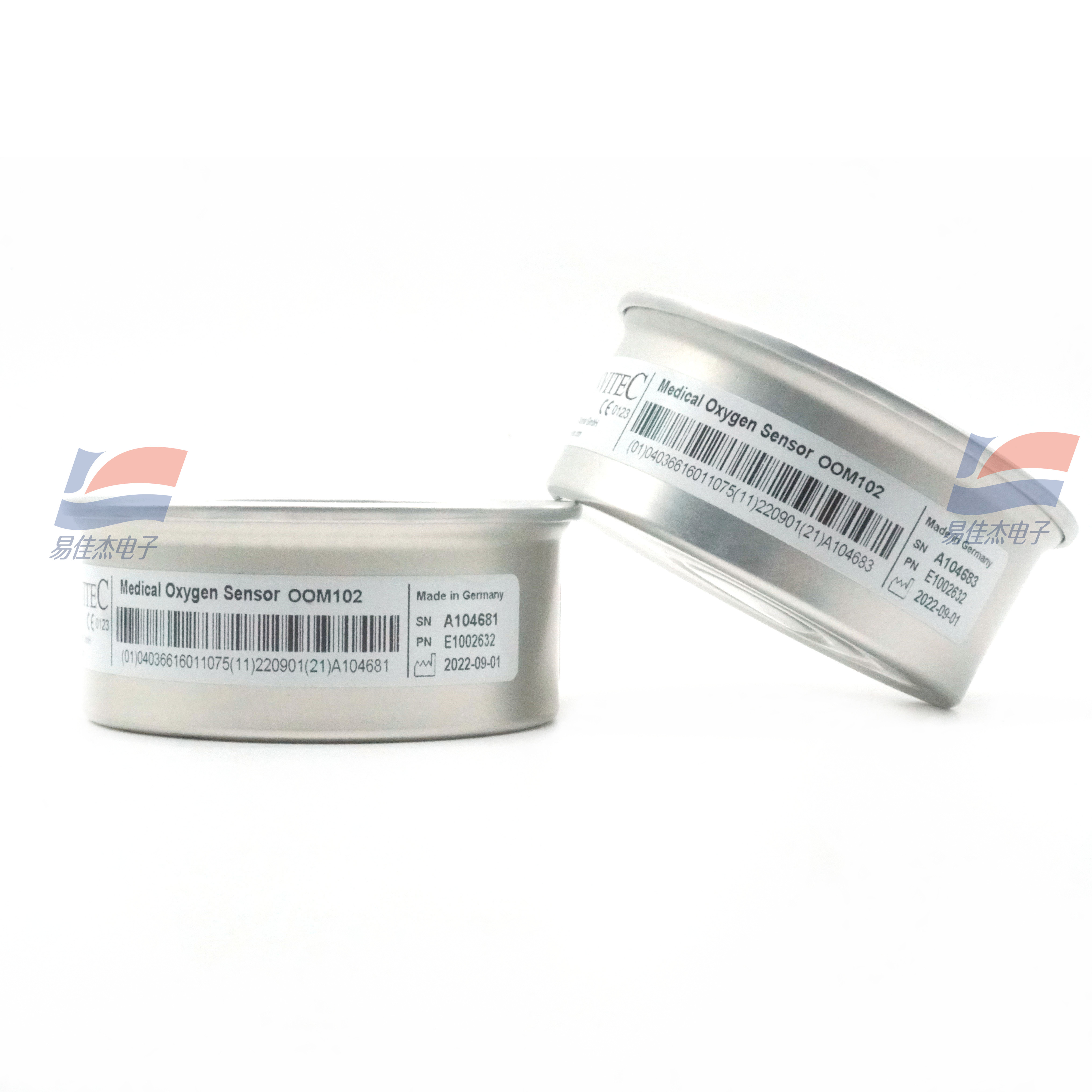 Oxygen O2 Gas Sensor OOM102 E01-00-0019 For Anaesthesia Systems And Respirators