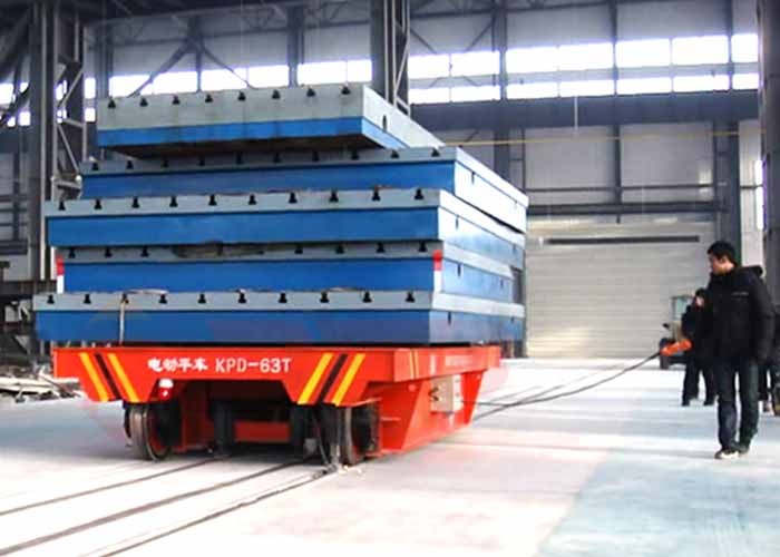 Conductor rail power 4 wheels heavy load boiler factory rail transporters