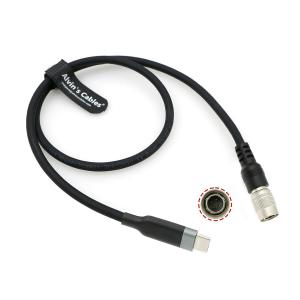 Quality PD USB C Type-C To Hirose 4 Pin Male Power Cable For Zoom F4 F8 F8N Audio Recorder /Sound Devices 688 644 633 60CM wholesale