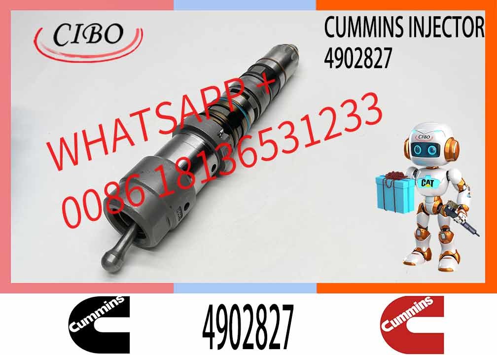 6D170-3E Diesel Engine Spare Parts QSK23 Fuel Injector 4902827 4077076 4062090