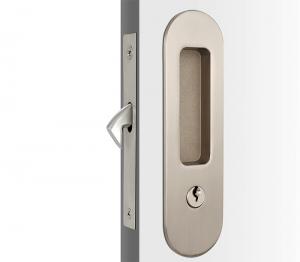 Quality Adjustable House Door Locks Sliding Gate Lock Zinc Alloy Round Face Pulls wholesale