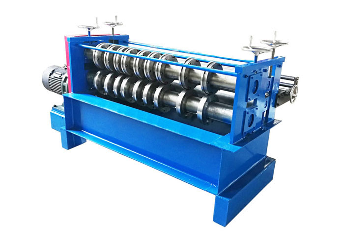 Blue Color Steel Shearing Machine , 9 Blades Sheet Shearing Machine Weight 1000KG