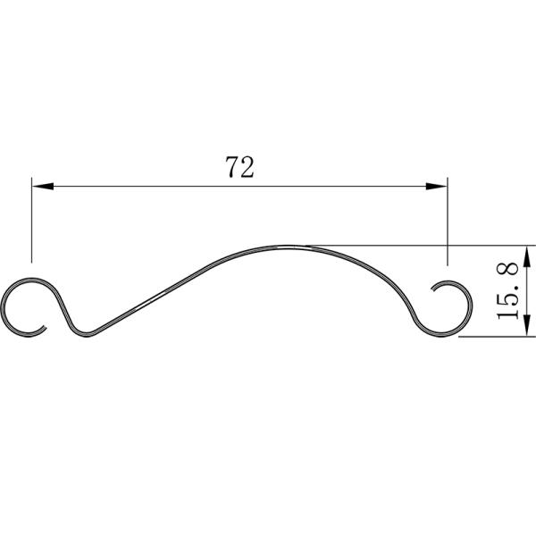 Taiwan Tpye Roller Shutter Door Roll Forming Machine GCr12 Steel Rolled