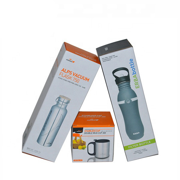Corrugated Cardboard Paper Packaging Box Custom Printed Vacuum Cup Package