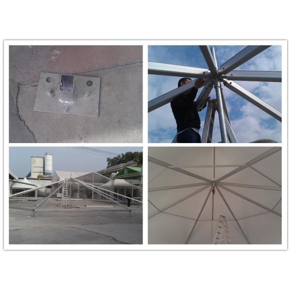 Fireproof Wedding Pagoda Party Tent 16 M Diameter 150 People Capacity