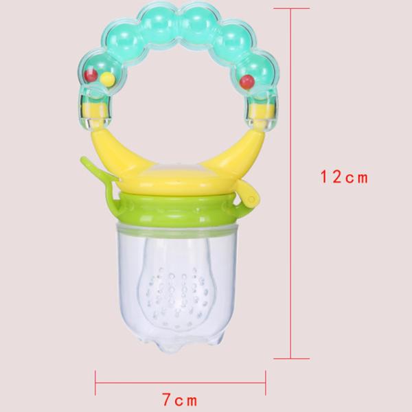 Nitrosamine Free PP Silicone Pacifier Holder resh Baby Fruit Food Feeder
