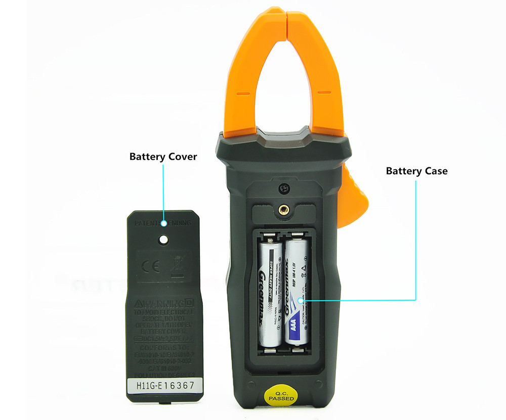 Digital Clamp Meter Multimeter With AC / DC Voltage , AC Current , Resistance , Frequency Detection