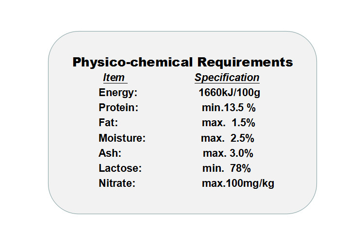 D90 Grade 25kg Edible Demineralized Goat Milk Whey Powder