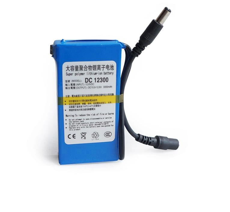 Backup Power MSDS 12V 3000mAh Lion Polymer Pack IEC62133