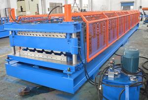 Quality Double Layer Roll Forming Machine , Galvanised Steel Roof Panel Making Machine wholesale