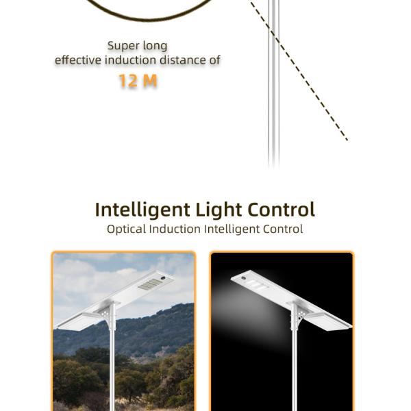 80W/16V 3~5 Nights LED Solar Street Light With 100000Hours Lifespan