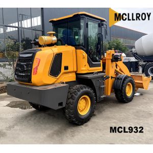 Small 2 Ton Compact Wheel Loaders Articulated With 1m3 Bucket