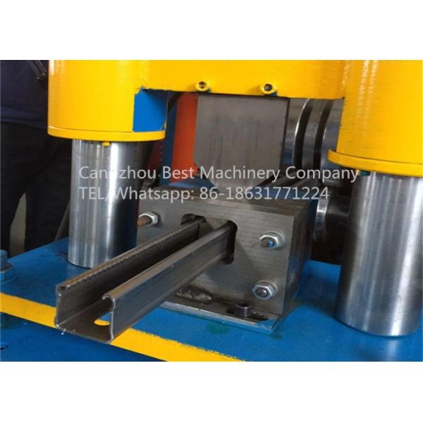 100-9000kg Warehouse Storage Steel PLC Rack Roll Forming Machine
