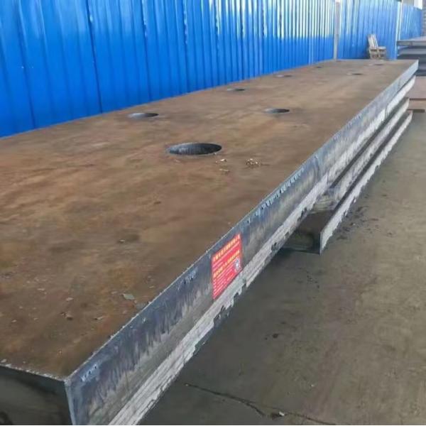 80mm CNC Flame Cutting Q355B Carbon Steel Flat Round Metal Plates