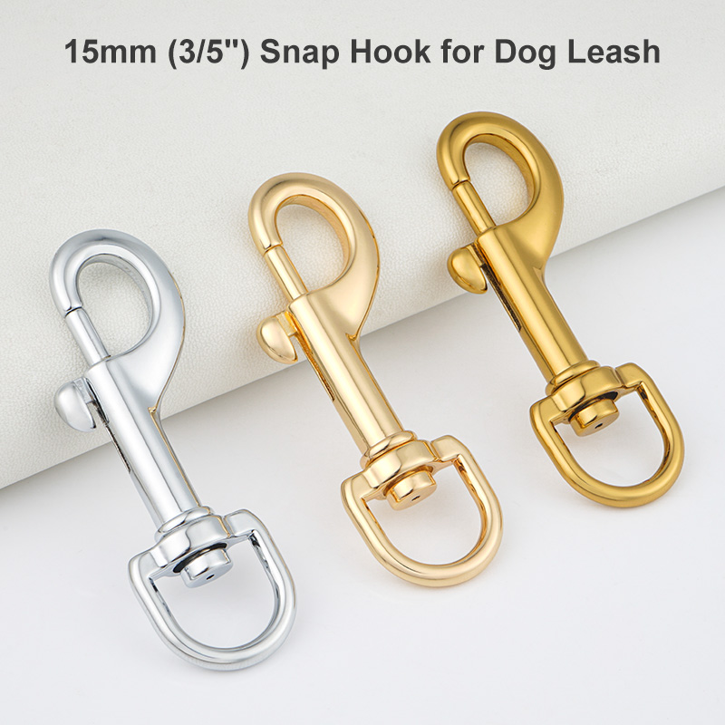 Metal Clasp Hook 9 Colors Eye Swivel Snap Hooks for Dog Leash Eco-friendly Bag Making