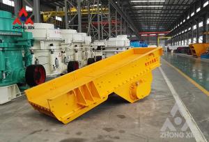 Quality Zhongxin pembeli batu tembaga Stone Feeding Equipment Stone Vibrating Feeder wholesale