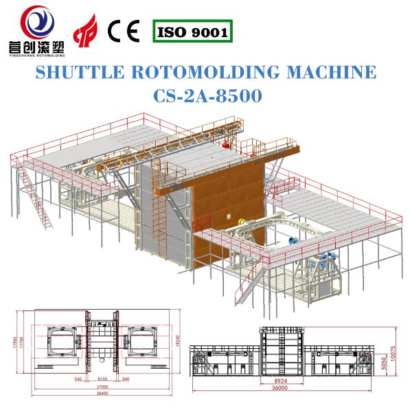 High-Performance Shuttle Rotomolding Machine for Smooth and Consistent Production