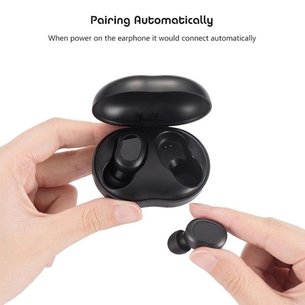 2019 Hot Sale Super Mini Plastic Sport Mobile Invisible Binaural Bluetooth Tws Earphone