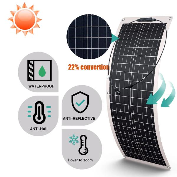 OEM Flexible Solar Panel 200W Panel Dimensions 1590x710x2mm 100W 210W 310W 410W 525W