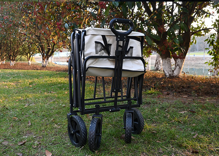 Customizable 150L Folding Wagon Cart: Collapsible Beach Wagon for Outdoor Adventures