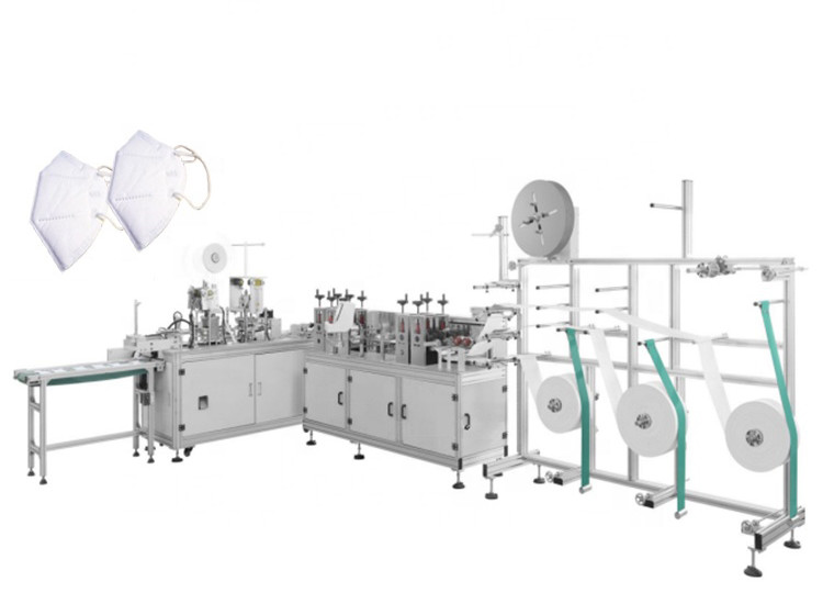 Quality Anti Bacterial Anti Virus Folding N95 Mask Making Machine wholesale