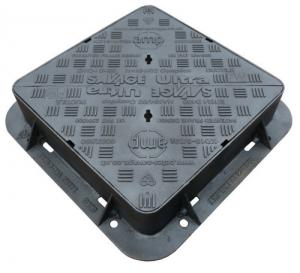Quality EN124 D400 Cast Iron Manhole Cover Double Sealed Triangular Ductile Iron Manhole Cover And Frame wholesale